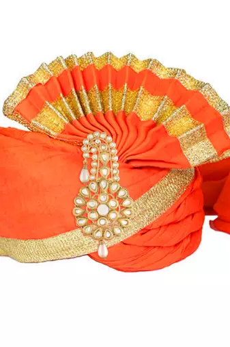 Traditional Kundan Safa Kalangi Brooch for Groom/Men/Dulha Pagadi