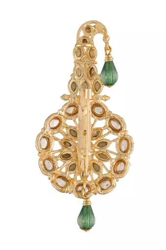Traditional Kundan Safa Kalangi Brooch for Groom/Men/Dulha Pagadi