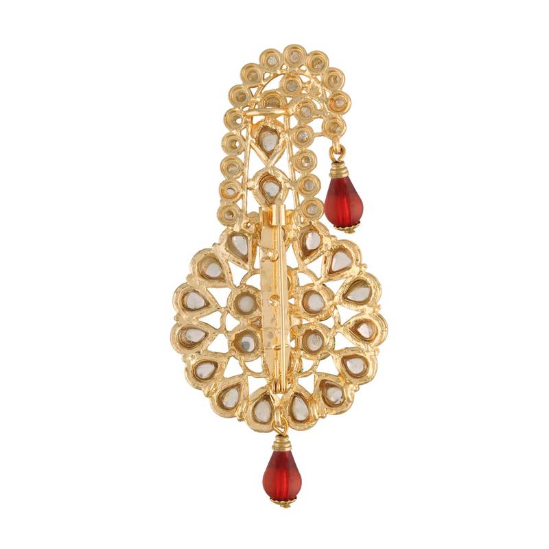Traditional Kundan Safa Kalangi Brooch for Groom/Men/Dulha Pagadi