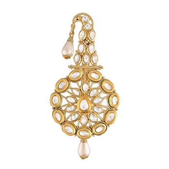 Traditional Kundan Safa Kalangi Brooch for Groom/Men/Dulha Pagadi 1