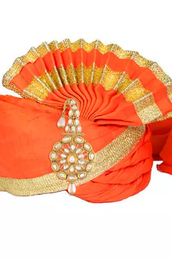 Traditional Kundan Safa Kalangi Brooch for Groom/Men/Dulha Pagadi