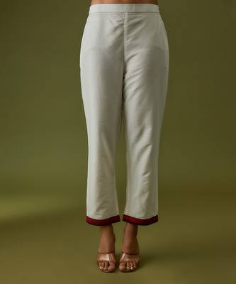 All over hand embroidered kurta pant set 3