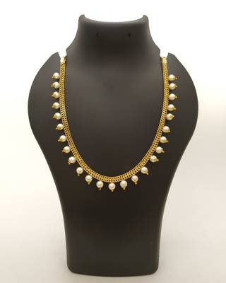 White Beads Necklace 2