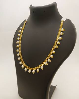 White Beads Necklace 4
