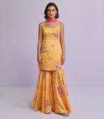 Sara satin sharara set