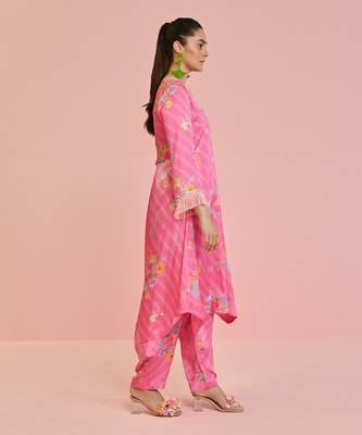 Rosetta satin kurta set 3