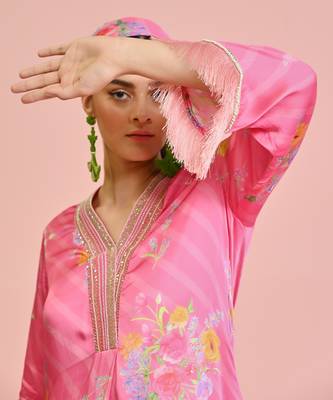 Rosetta satin kurta set 4