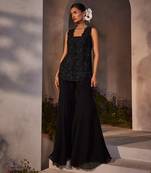 Linda black pant set