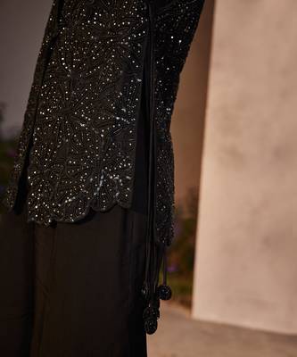 Linda black pant set 2