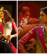 black plain georgette actress designer lehenga with blouse