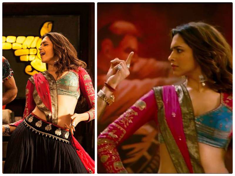 black plain georgette actress designer lehenga with blouse