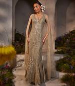 Lucy silver grey gown