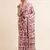 Lavender Cotton Dobbi Digital Print Saree Cotton Blend Saree With Blouse Piece