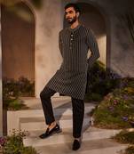 Liam black kurta pajama set