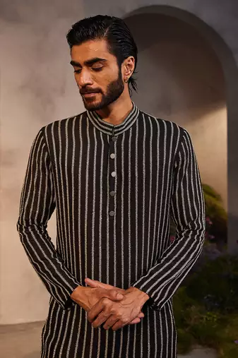 Liam black kurta pajama set