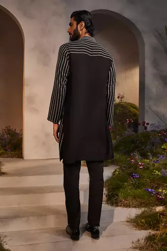Liam black kurta pajama set