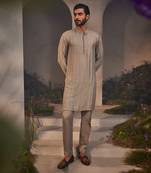 Laith silver grey kurta pajama set