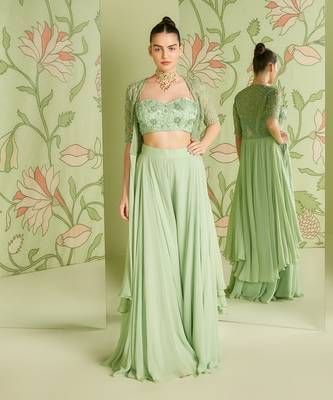 Indo western jacket set 1