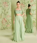 Indo western jacket set