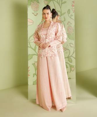 Block printed jacket set 1