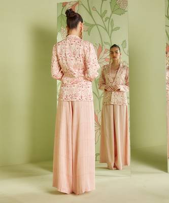 Block printed jacket set 4