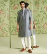 Grey kurta set