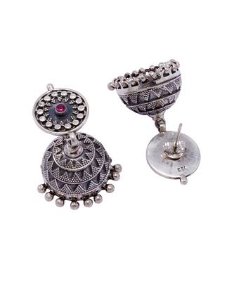 Hanging dome shape handcrafted jhumka earrings 3