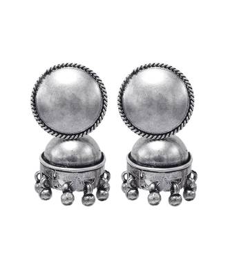 Hanging dome shape handcrafted jhumka earrings 2