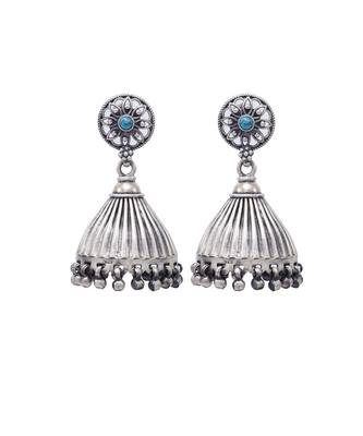 Hanging dome shape jhumka earrings 2