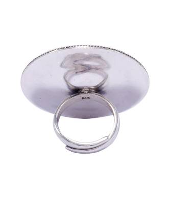 Tribal chandrika silver ring 5