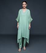 Fern green kaftaan set