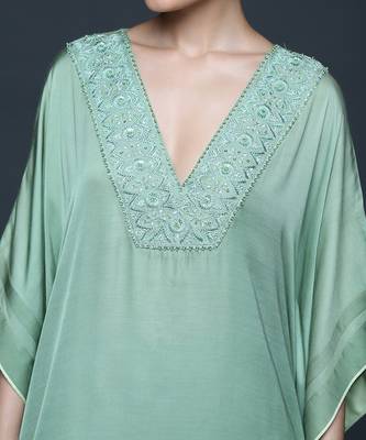 Fern green kaftaan set 3