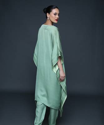 Fern green kaftaan set 4