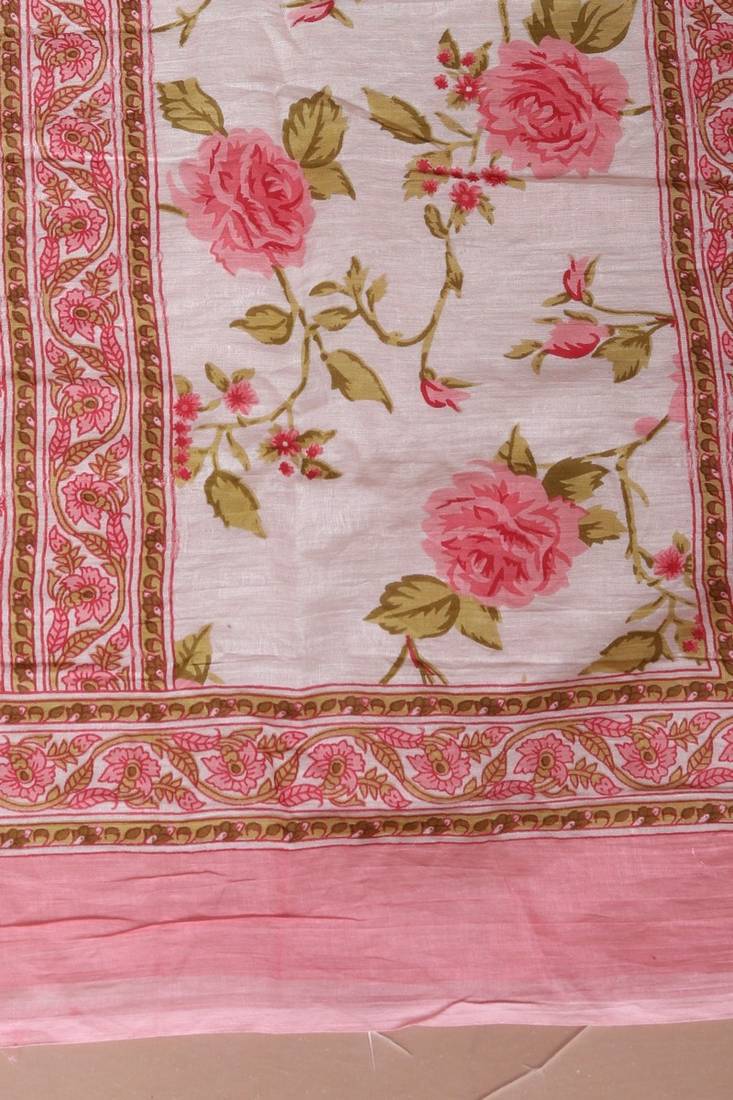 Womens Pink Embroidered Straight  Kurta with Dupatta & palazzo set