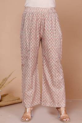 Women Cotton Printed Straight Kurta And Palazzo 3