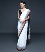 Classic block printed saree set