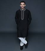 Black kurta set