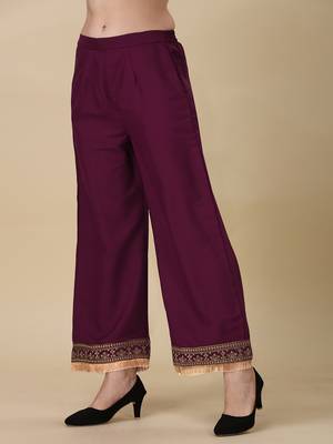 Modestouze Attires Women's Embroidered Silk Kurta And Pant Set With Net Dupatta (MAK7SEQUIN) 5