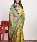 RAVEN GOLD GORGEOUS  DARBARI SILK  SAREE