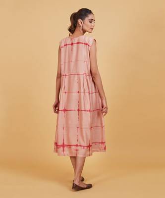 Red  bird sqaure dress 4
