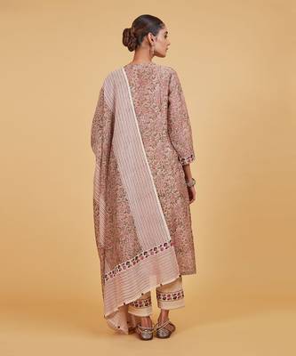 Pink jaal manjri kurta set 4