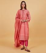 Black pink classic kurta set