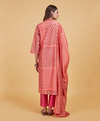 Black pink classic kurta set 4
