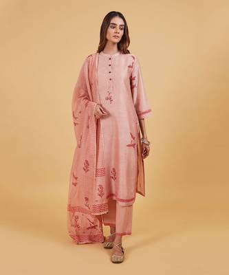 Red bird classic kurta set 1