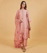 Red bird classic kurta set