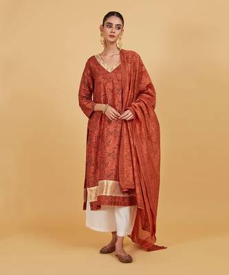 Kantha silk kurta set 1