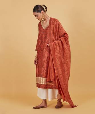 Kantha silk kurta set 2