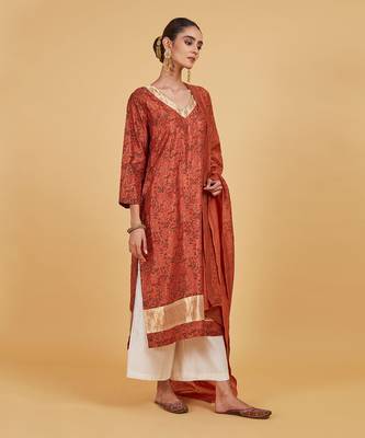 Kantha silk kurta set 3