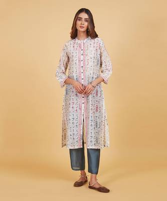 Vanjeevan shirt kurta set 1
