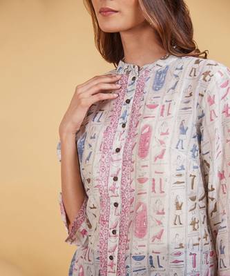 Vanjeevan short shirt set 3